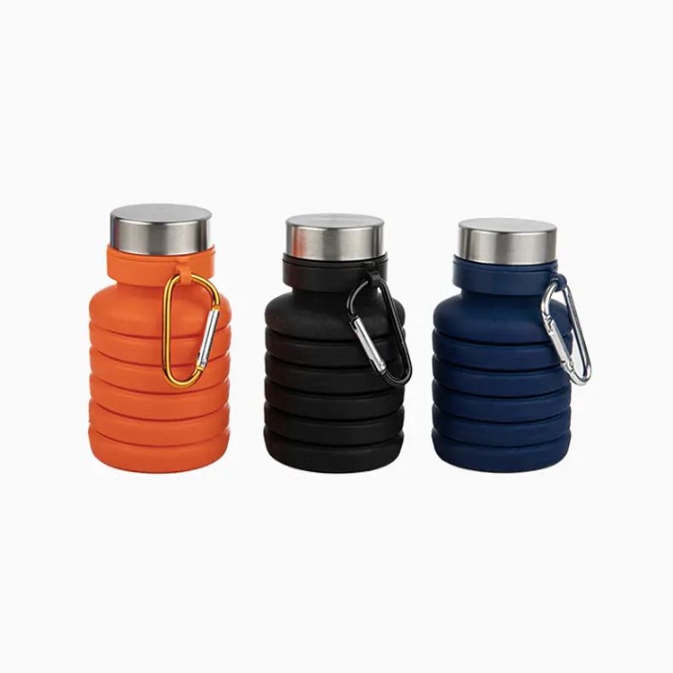 L'ultima bottiglia d'acqua ecologica: la bottiglia pieghevole in silicone comoda e pieghevole!